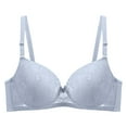 thumbnail image 1 of Ltctricy Women's Plus Size Underwire Bras Seamless Lightly Padded Full Coverage Lace Bralettes Supportive Everyday Bras, 1 of 3