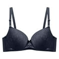 thumbnail image 1 of Ltctricy Women's Plus Size Underwire Bras Seamless Lightly Padded Full Coverage Lace Bralettes Supportive Everyday Bras, 1 of 3
