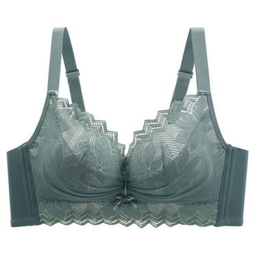 Ltctricy Women's Push up Lace Bras Wireless Comfort Lift up Full Coverage Everyday Bralettes Supportive Padded Bras