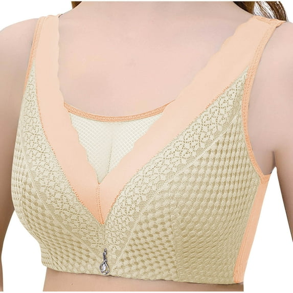 Ltctricy Women's Seamless Bras No Underwire Padded Support Lift Full Coverage Lace Bralettes Push up Everyday Bras