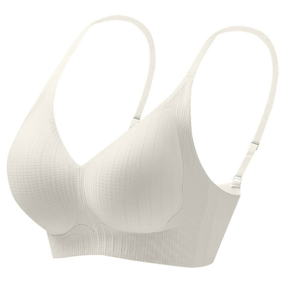 Ltctricy Women's Seamless Push up Bras Comfortable Wireless Support Lift Full Coverage Bralettes Soft Everyday Bras