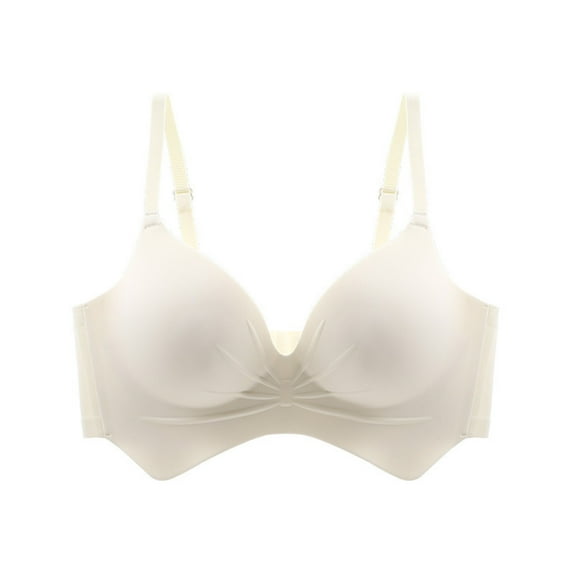 Ltctricy Women's Seamless Push up Bras No Underwire Full Coverage Supportive Lift up Bralettes Comfortable Padded Bras