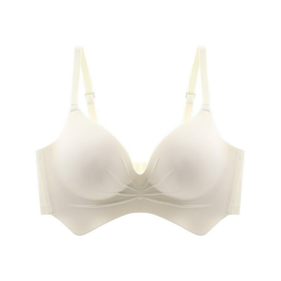 Ltctricy Women's Seamless Push up Bras No Underwire Full Coverage Supportive Lift up Bralettes Comfortable Padded Bras