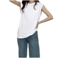 thumbnail image 1 of Ltctricy Women's Tank Tops 2025 Summer Cap Sleeve Crew Neck Soft Casual Sleeveless Shirts Loose Tunic Camisole Tees, 1 of 2