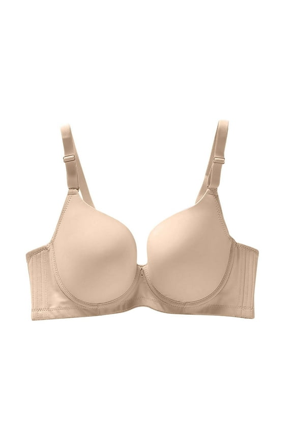 Women's Underwire Bras Seamless Lightly Lined Supportive Full Coverage Lift up T Shirt Bra Comfort Everyday Bralettes