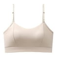 thumbnail image 1 of Ltctricy Women's Wireless Bras Seamless Padded Support Lift Full Coverage Bralettes Adjustable Spaghetti Strap Bras, 1 of 4
