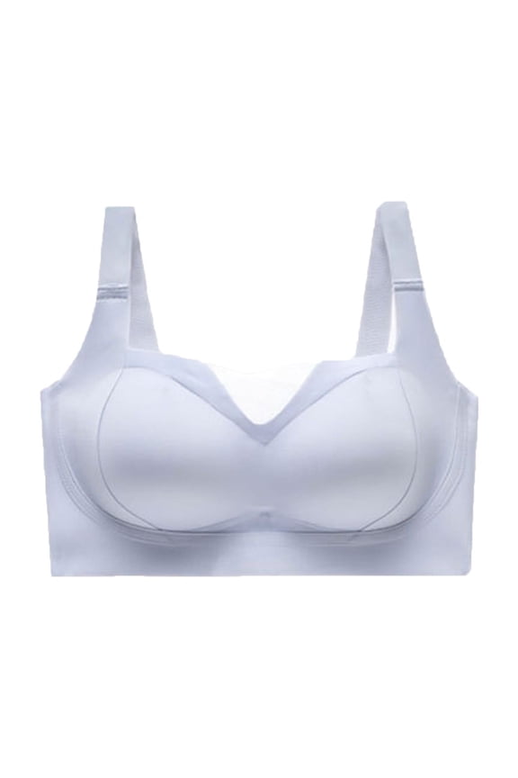 Womens Plus Size Racerback Bras Wireless Seamless Push up Bralettes Soft Full Coverage No Underwire Everyday Bra