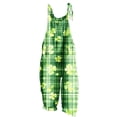 thumbnail image 1 of Ltctricy Womens Plus Size St. Patrick's Day Overalls Casual Lightweight Loose Sleeveless Jumpsuits Lounge Trendy Linen Rompers, 1 of 5
