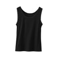 thumbnail image 1 of Ltctricy Womens Sleeveless Pajama Tops Lace Crew Neck Sleep Tank Tops Casual Loose Fit Loungewear Summer Clothing, 1 of 7