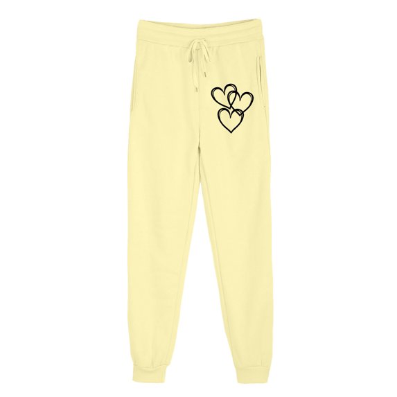 Ltctricy Womens Valentine's Day Sweatpants Cute Comfy Workout Running Joggers Fall Winter Fashion Fleece Lined Pants