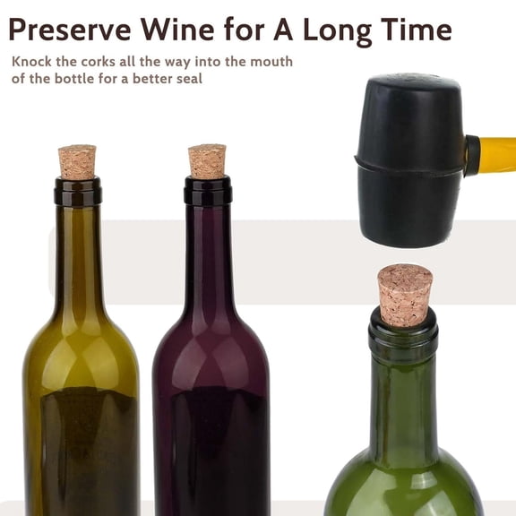 Ltdhehe 16 Pack Soft Wood Corks Tapered Cork Wooden Bottle Stopper Replacement Leakproof Bottle Corks For Making Craft 0.67 X 0.91 X 0.98 Inch