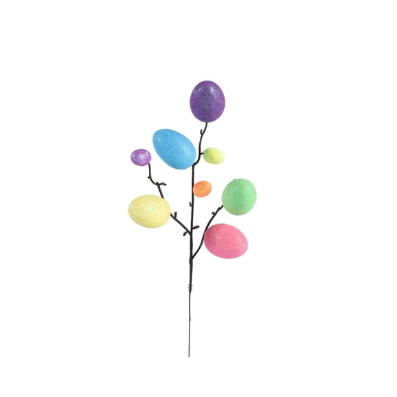 Ltdhehe Easter Egg Branches Foam Easter Egg Bouquets Branches Vases Fireplace Mantel Decorations Indoor Home Party