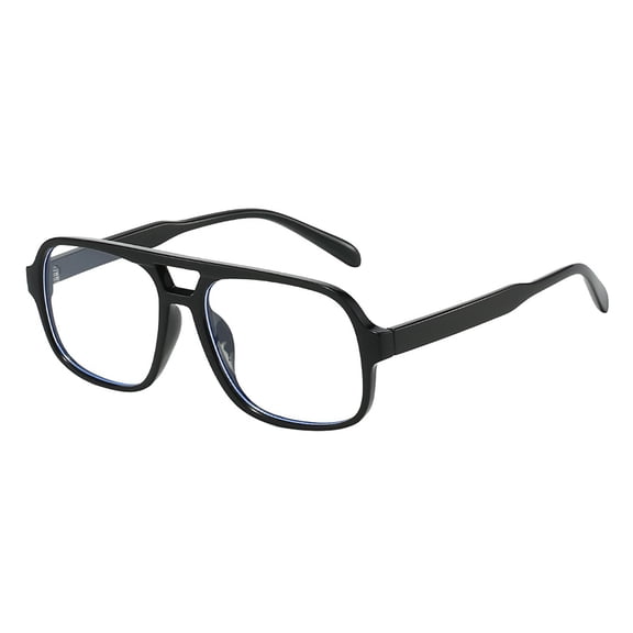 Ltdhehe Retro Double Bridge Oversized Blue Light Blocking Glasses For And