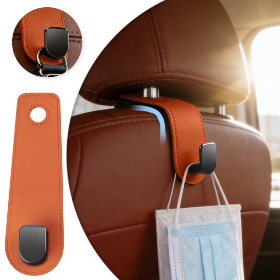 Ltdhehe Seat Hooks For Headrest Heavy Duty Organizer Automotive Seat Back Hook Purse Holder For Handbag Coat Groceries Truck Automotive RV SUV
