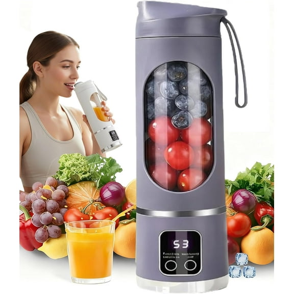 Ltdreamof Digital Multimode Juicer Blender - Portable Personal Juicer with Smart LED Display, Diet-Friendly, Leak Proof & Wireless Design for Smoothies Liquid Diet, Shakes & Baby Food