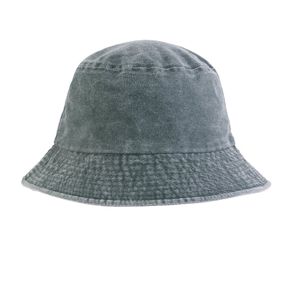 Ltpwer, Bucket Hat for Women Men, Washed Cotton Reversible Sun Hat, Vintage Distressed Solid Color Bucket Cap, UV Protection Wide Brim Hat, Summer, Beach, Travel, Outdoor, Streetwear