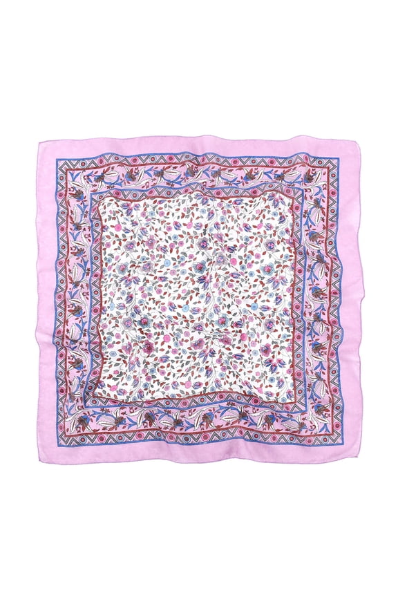 Head Scarf for Women,Printed Square Hijab Scarf,Floral Paisley Pattern Bandana Headscarf,Breathable 27.6 inch Retro Square Scarf,Muslim Head Wrap,Head Cover for Sleeping