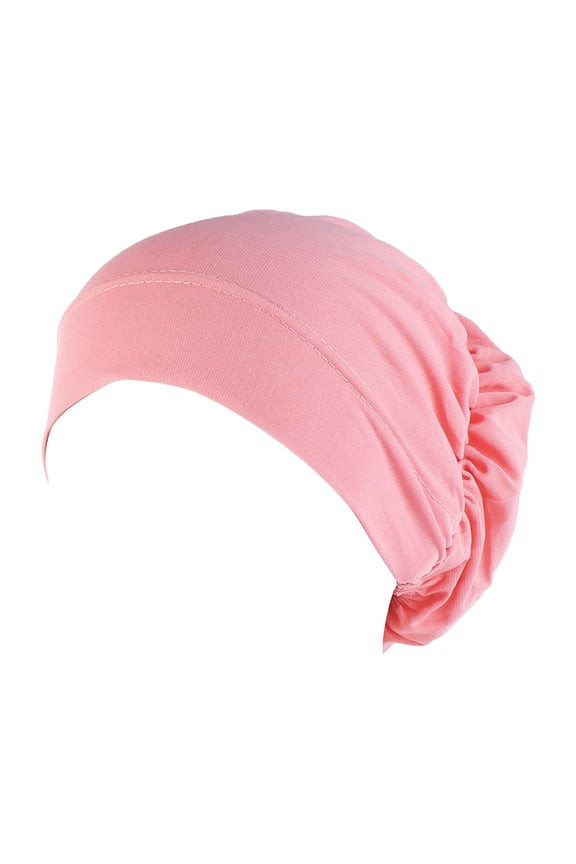 Head Wraps for Women,Cancer Headwear for Chemo,Cold Cap for Chemotherapy Patients,Soft Stretchy Pre-Tied Ruched Turban Hat for Hair Loss for Alopecia,Everyday & Sleep Watermelon Red One size