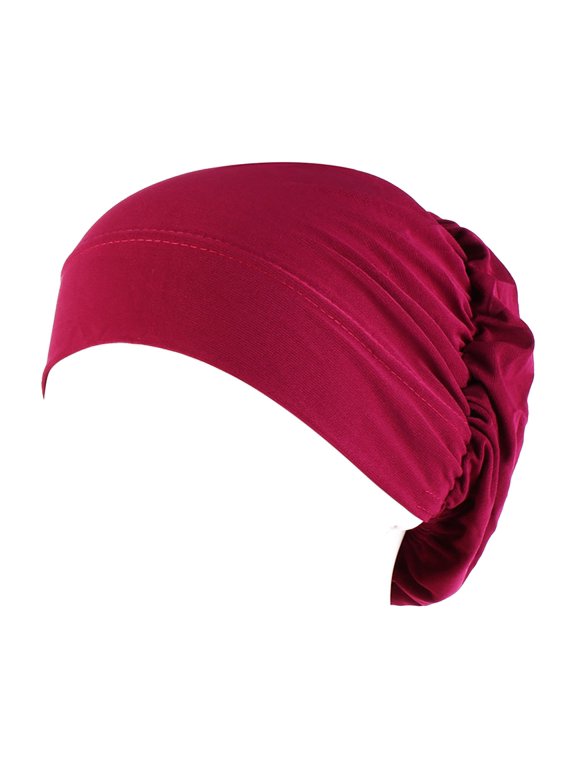Head Wraps for Women,Cancer Headwear for Chemo,Cold Cap for Chemotherapy Patients,Soft Stretchy Pre-Tied Ruched Turban Hat for Hair Loss for Patients,Alopecia,Everyday Wear & Sleep E One size