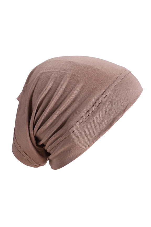 Hijab Undercap for Women,Women's Summer Scarf Headwear,Soft Stretch Tube Undercap,Jersey Hijab Inner Cap,Solid Beanie,No-Slip Under Scarf Bonnet,Versatile Chemo Sleep Headwear
