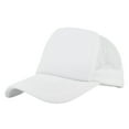 thumbnail image 1 of Ltpwer Mesh Back Trucker Baseball Cap for Men Women,Breathable Full Sun Hat with Adjustable Snapback,Quick-Dry,Multi-Color,Ideal for Running,Hiking,Fishing & Outdoor Activities White One Size, 1 of 4