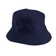 thumbnail image 1 of Ltpwer, Reversible Bucket Hat, Double Sided Cotton Sun Hat, Two Tone Color Block Bucket Cap, Foldable Packable UV Protection Hat, Unisex Headwear for Summer Beach, Travel, Outdoor, 1 of 3