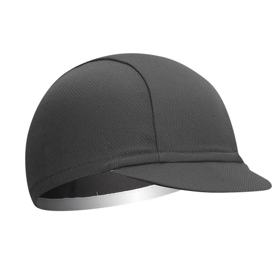 Ltpwer Running Hat,Flat Bill Hats for Men,Baseball Cap Breathable Mesh,Quick-Dry Helmet Liner with Short Brim,Stretch Fabric for Biking,Cycling,Outdoor Sports & Helmet Compatibility Black One size