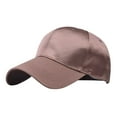 thumbnail image 1 of Ltpwer Satin Finish Shiny Cap for Men Women,Baseball Cap,Smooth Fabric Solid Color Dad Hat with Curved Brim,Adjustable Back Strap Ideal for Streetwear,Parties & Everyday Casual Outfits, 1 of 4