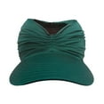 thumbnail image 1 of Ltpwer Sun Visor Hat for Women Wide Brim Visor Hat UV Protection Ponytail Cap,Lightweight Foldable UPF 50+ Sun Hat for Summer Beach Golf Tennis Hiking Outdoor Activities JN One Size, 1 of 5