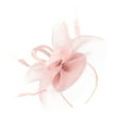 thumbnail image 1 of Ltpwer Tea Party Hats for Women,Fascinator Hat Feather & Netting Cocktail Headpiece,Clip-On Headwear,Multi-Color,Ideal for Weddings,Kentucky Derby,Church Events & Formal Galas Pink One Size, 1 of 7