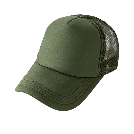 Ltpwer Trucker Baseball Cap for Men,Breathable Mesh Cap for Women Summer,Solid Color Sun Hat,Adjustable Visor for Casual Daily Wear,Outdoor Activities