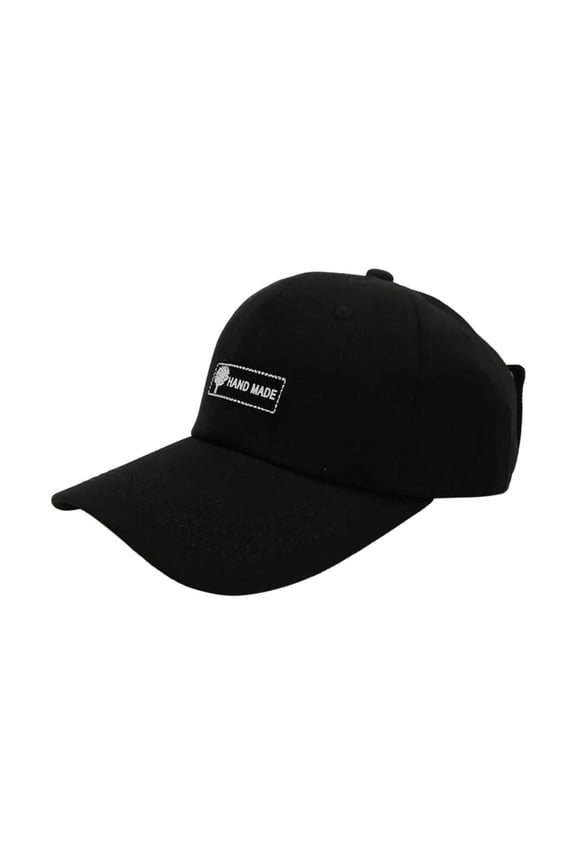 Unisex Baseball Cap with Aviator Sunglasses Goggles,Retro Pilot Style Cotton Dad Hat with Anti-UV Ear Flaps,Hip Hop Streetwear Cap for Men Women Outdoor Beach Travel Black S