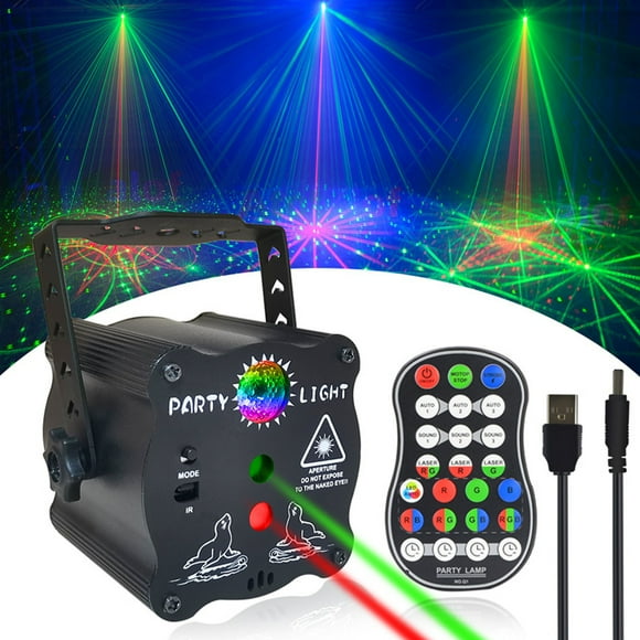 Ltrototea Sound Activated DJ Disco Lights, Multi-Effect LED Party Lights with Remote Control