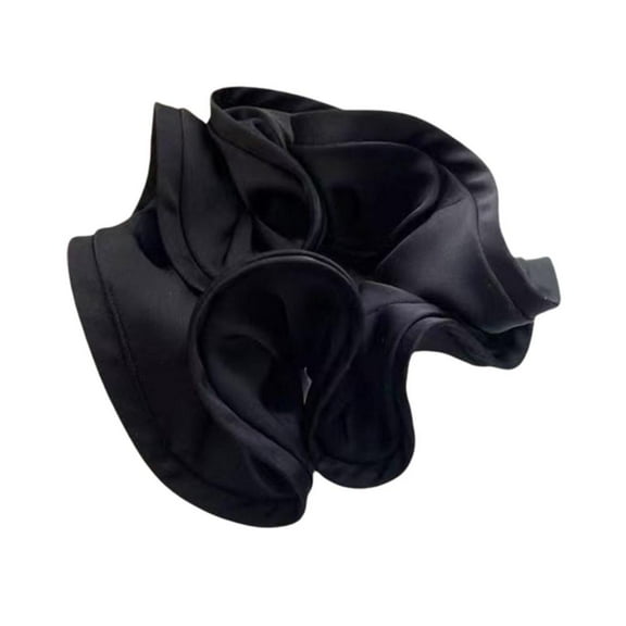 Lttoisl® 14CM Women Large Hair Scrunchie Ponytail Elastic Hair Tie Bobble Silk Satin/ R9L9