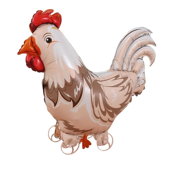 Lttoisl 3D Cartoon Animal & Vehicle Balloons, 42 in Tall, No Helium Required, Interactive Walking Design for Kids, Perfect for Birthday Parties and Baby Showers