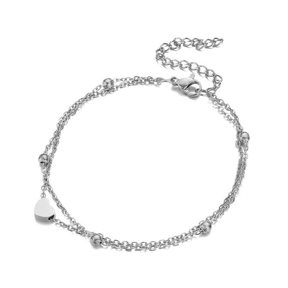 Vintage Bohemian-Style Alloy Anklet for Women, Available in Gold and Silver, Ideal for Beach Wear