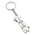 thumbnail image 1 of Alloy Skiing and Skateboarding Keychain for Men and Women, Gold or Silver Color, Fashion Design, 1 of 9