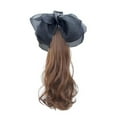 thumbnail image 1 of Lttoisl庐 Clip On Ponytail Hair Extension Synthetic Ponytail Hair Pony Tail Hair Hairpiec' V4K2, 1 of 1