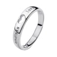 thumbnail image 1 of Lttoisl® Couple's Matching Rings His Crazy or Her Band For Men or Women L8M4, 1 of 1