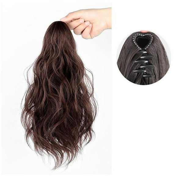Curly Ponytail Extensions Hairpiece Made of High Temperature Line, 40CM and 25CM Length, Easy to Use and Wear