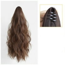 Lttoisl® Curly Ponytail Extensions Hair Hairpiece Drawstring Hair PonyTail Clips On` W7U2