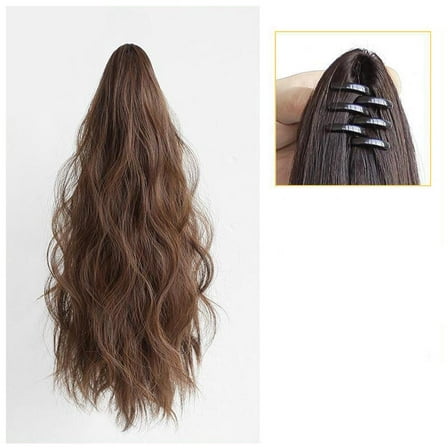 Lttoisl® Curly Ponytail Extensions Hair Hairpiece Drawstring Hair PonyTail Clips On` W7U2