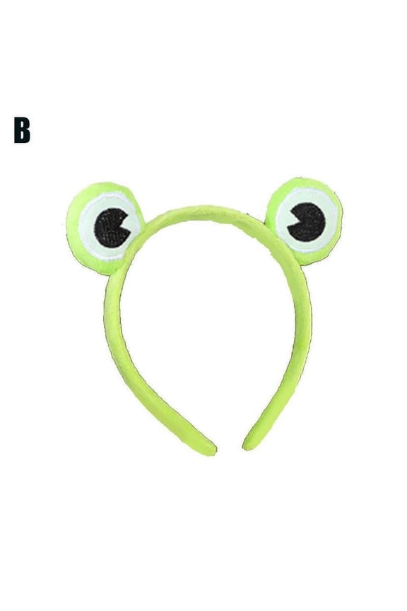 ® Cute Frog Selfie Headband Elastic Wide-brimmed Animal Headwear Fahion I4G8 V0L7