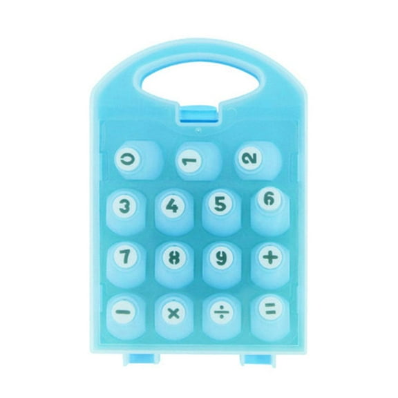 Lttoisl Digital Embossing Machine Set, 15-Piece with Number & Symbol Dies, Hands-Free Storage Design for Kids' Educational Crafts and Creative Play