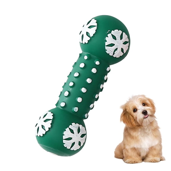 Lttoisl Dog Teething Toy, 4.5 x 2.3 in, Squeaking Design for Dental Cleaning and Fun, Interactive Playtime for Puppies and Adult Dogs