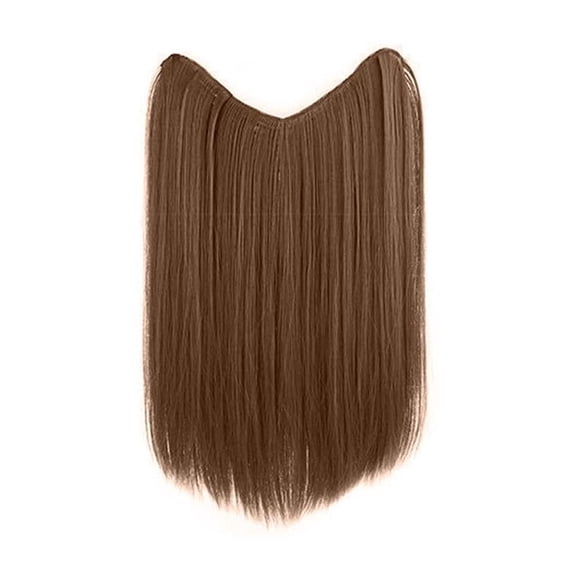 Lttoisl® Hair Extension Long Straight Clip In One Piece Color Synthetic Hairpiece✨ R XN N2N0