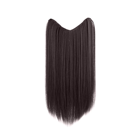 Lttoisl® Hair Extension Long Straight Clip In One Piece Color Synthetic Hairpiece✨ R XN X0I0