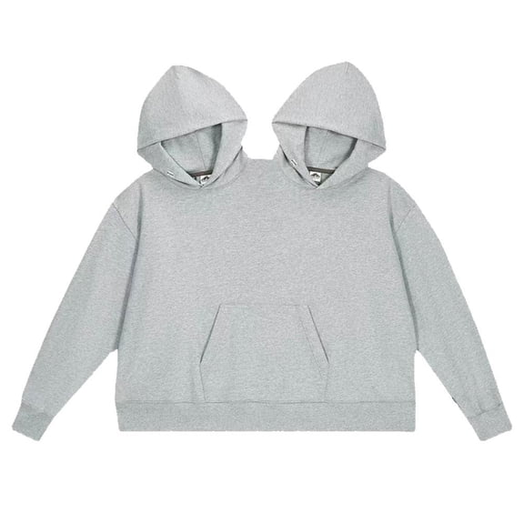 Lttoisl Intimate Hoodie, Funny Couple Hooded Sweatshirt, For Two Wearing People { W2H8