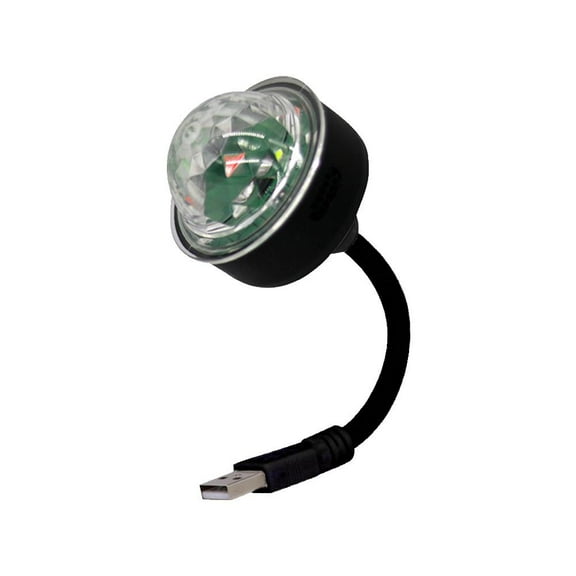 Lttoisl® LED RGB Flash Light Projector Ball Rotatory USB Disco Light Bar Decorative E3Y9