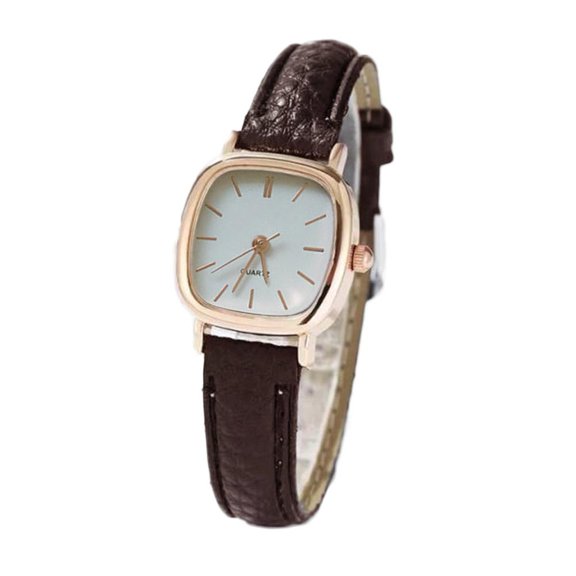 Ladies Quartz Watch with Leather Strap for Holiday Party, Alloy Case and Button Battery AG4